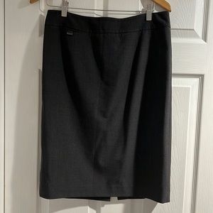Calvin Klein Gray Skirt Suit Size 10
